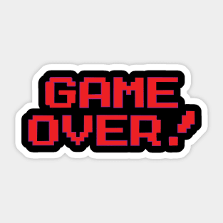 Game Over Sticker